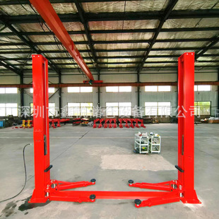 汽车举升机升降台钢丝绳双柱举升机四柱定位设备汽车液压升降平台