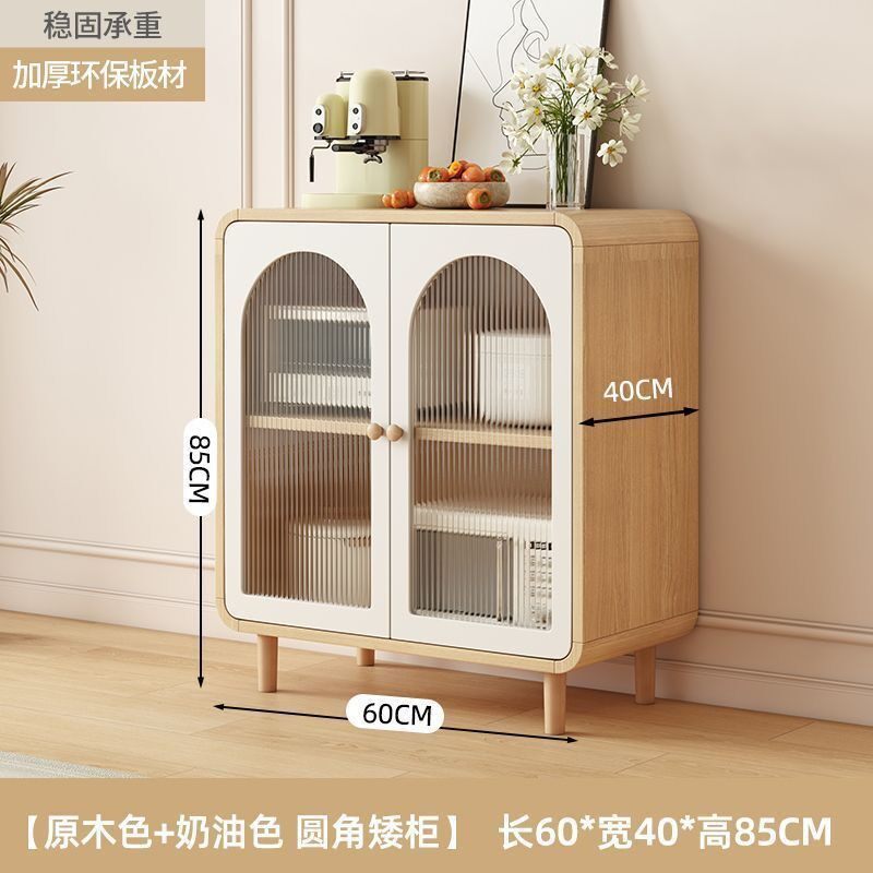 厨房餐边柜家用储物柜组合靠墙一体防水酒柜客厅收纳柜厨房橱柜大