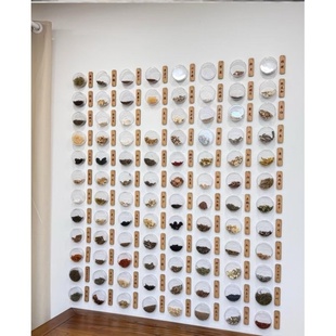 中药架装饰品展示背诵卡片方剂少儿茶艺趣味教学游戏中草药书签