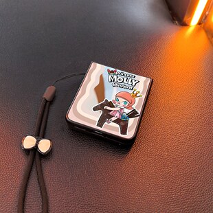 木马茉莉适用华为purax手机壳pocket2镜子nova三星zflip7 4w小米mixflip卡通p50oppofindn3n2女vivox