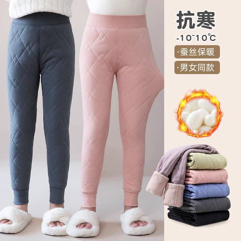 女童校服神器保暖棉裤冬季加绒加厚学生裤子中大童内穿儿童打底裤