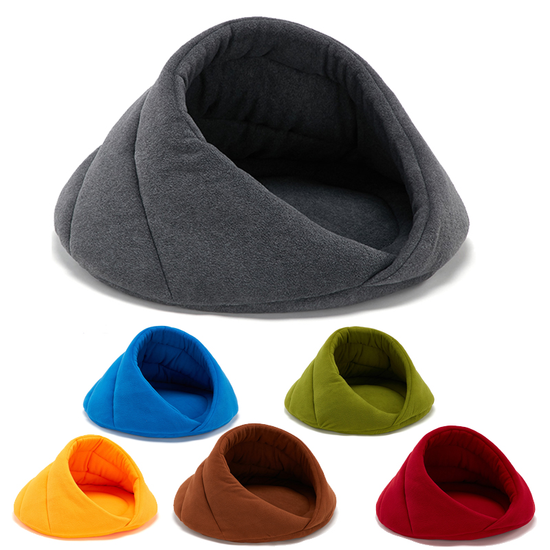 速发Pet Dog  Cave Bed House Fce Soft Sofa   e D