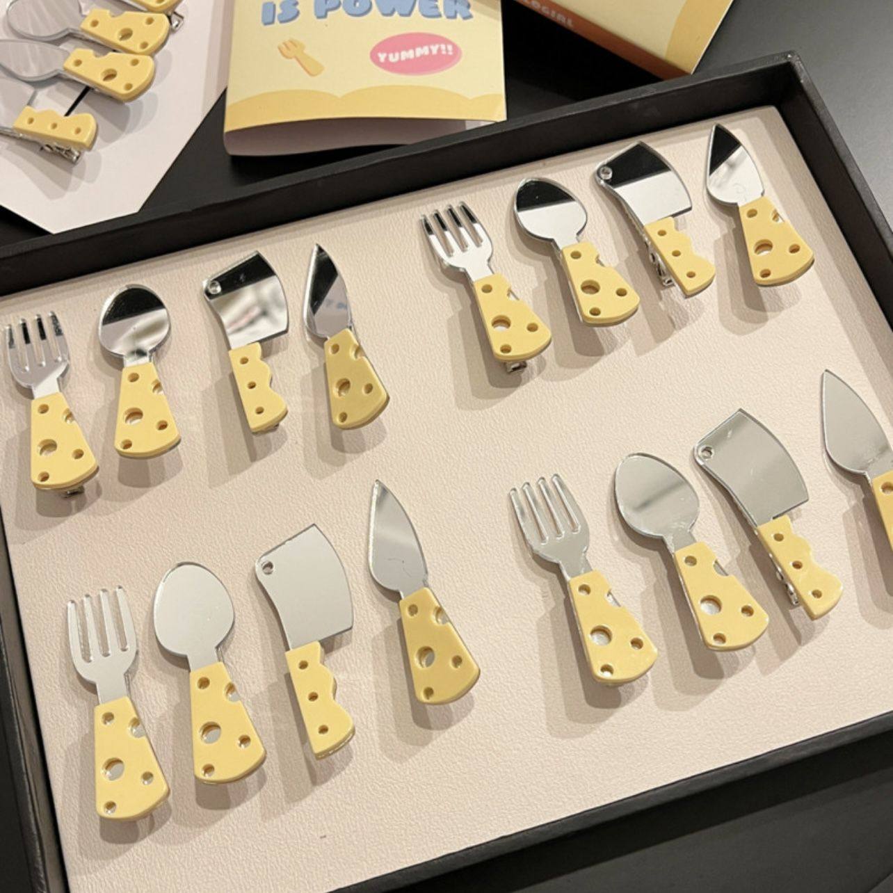 可爱奶酪刀叉系列发夹!趣味少女心鸭嘴夹造型边夹发卡发饰头饰新,饰品/流行首饰/时尚饰品新,发饰,淘宝优惠券,粉丝福利购,淘宝优惠卷
