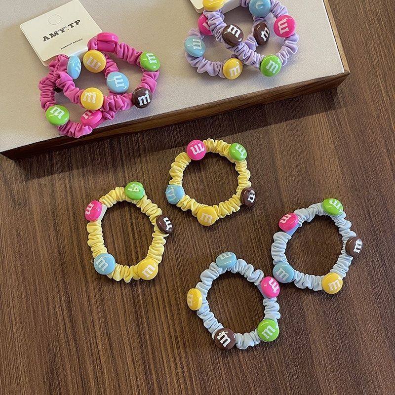 夏季爆款彩色M豆头绳儿童百搭扎发皮筋耐用不伤发甜美小女孩发圈,饰品/流行首饰/时尚饰品新,发饰,淘宝优惠券,粉丝福利购,淘宝优惠卷