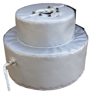 厂家生产工业电加热衣 小试装置封头加热套 高温封头加热器可拆卸