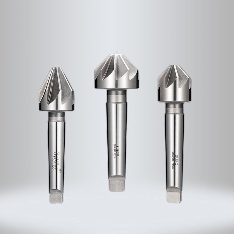 苏普锥柄锪钻倒角钻90度倒角刀多刃锥面扩孔钻倒角器 规格70-100