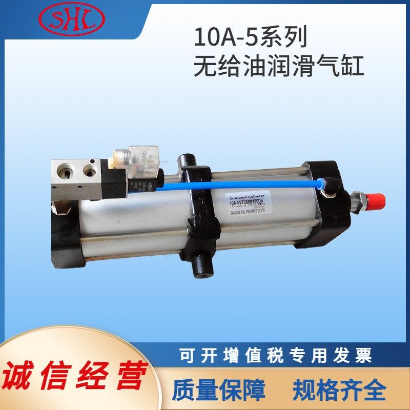 10A-5VTC80B250D5肇庆型带阀带磁性开关双作用中摆轴安装气缸