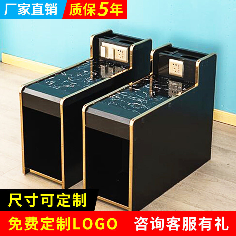足疗沙发茶几美甲边角带经济型桑拿按摩浴场柜美容中间足浴茶几