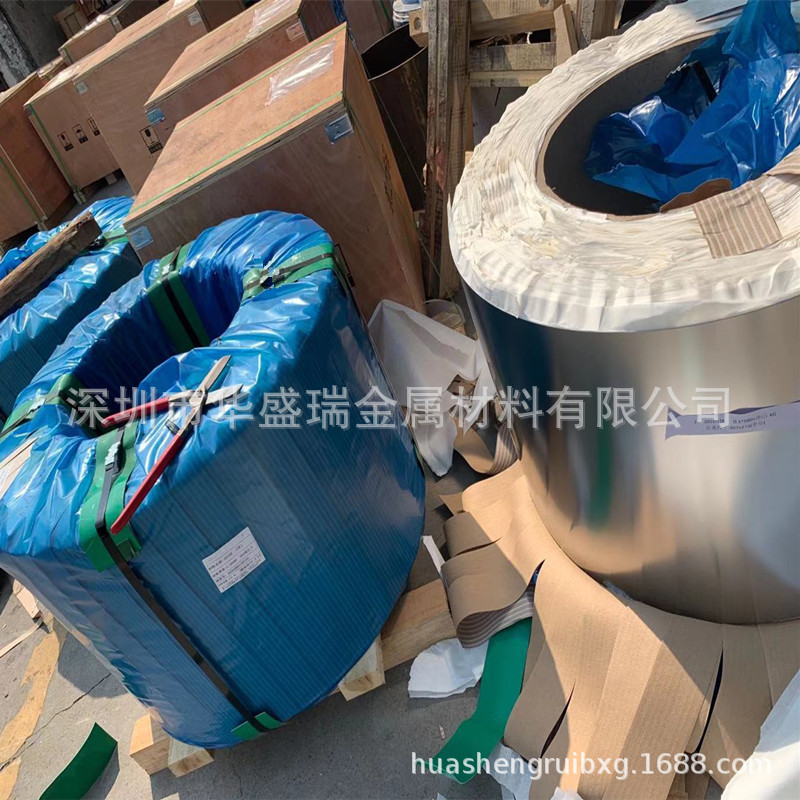SUS316HTA半蚀刻不锈钢带 弹性不锈钢板 手机补强片镀镍无磁钢带