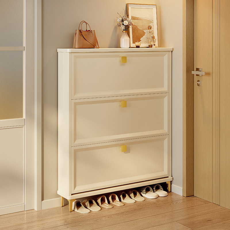 超薄鞋柜家用门口入户玄关柜一体靠墙室内翻斗式鞋架新款2024爆款