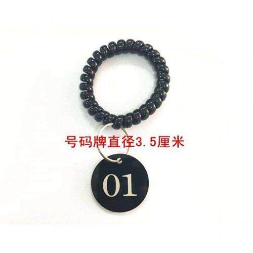 现货速发黑色压克力收纳柜更衣柜号码牌叫号牌号码牌桑拿手牌寄存