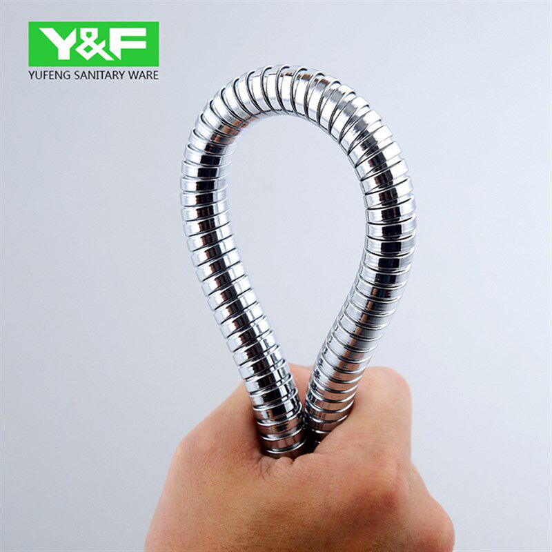 速发巴科维电镀软管管热水器连接莲花头接头升降软杆配件