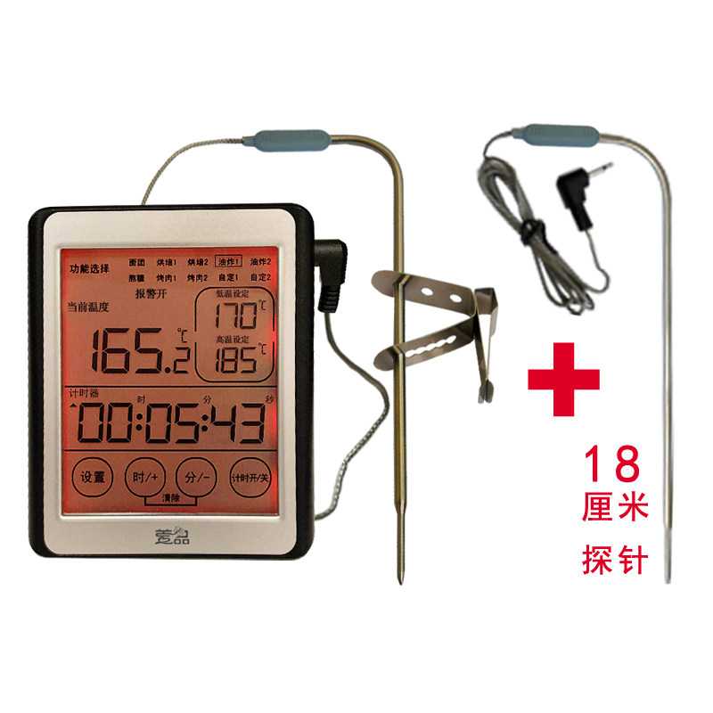 现货速发萱品油温计烘焙温度计熬糖厨房探油锅商用测烤箱油炸锅油