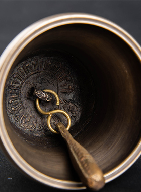 速发久泊尔法器杵股金刚铃九 纯铜铃铛回音长尼三款可选