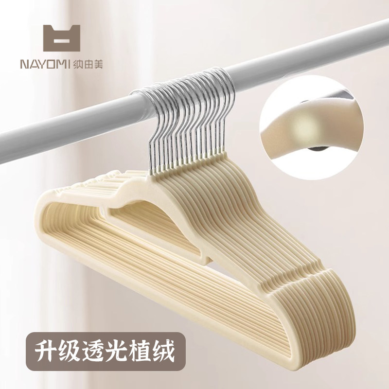 纳由美成人家用防滑晾衣架