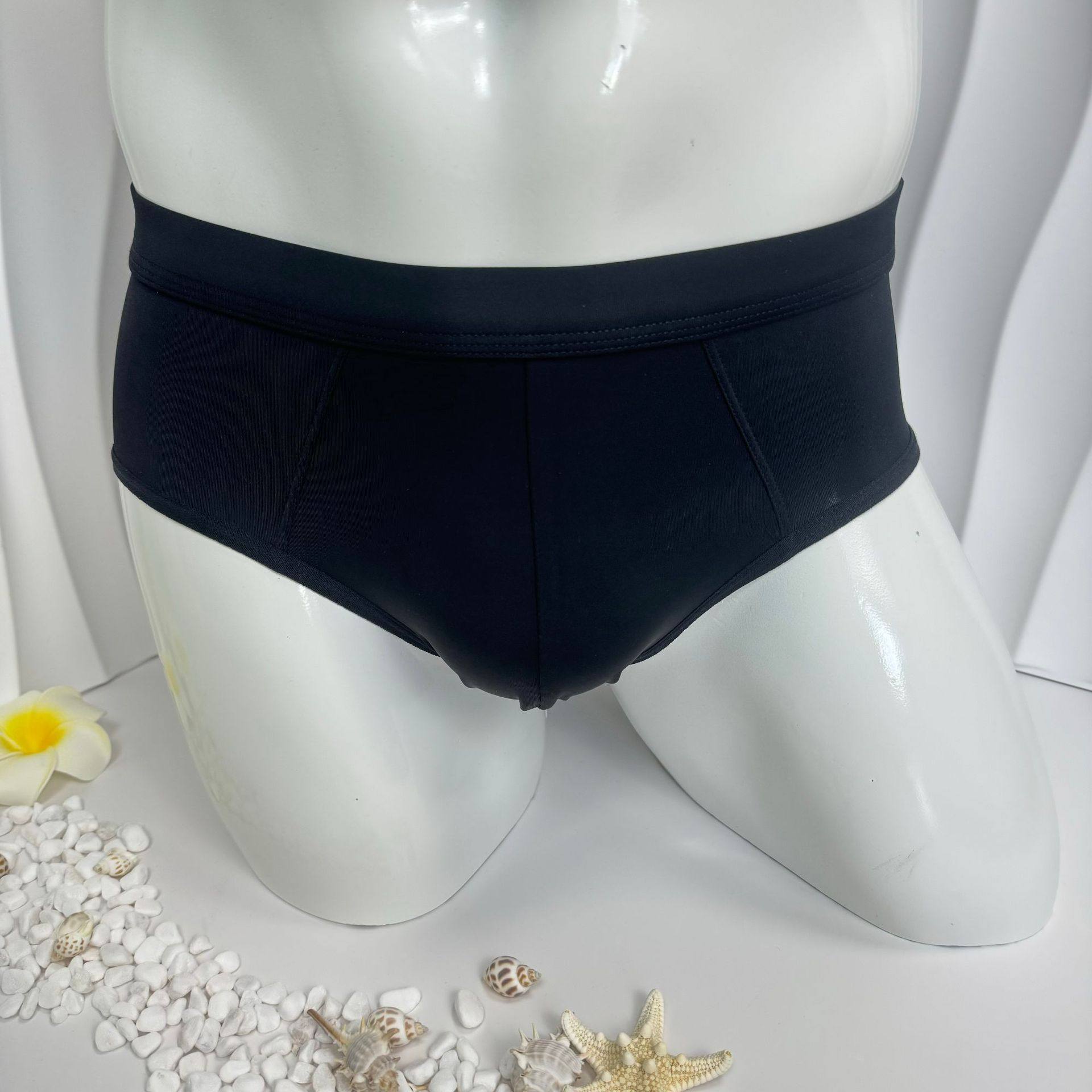 冰丝男士三角裤透气轻薄夏季冰凉裸感三角内裤男男裤衩透气冰丝,女士内衣/男士内衣/家居服,男三角内裤,淘宝优惠券,粉丝福利购,淘宝优惠卷