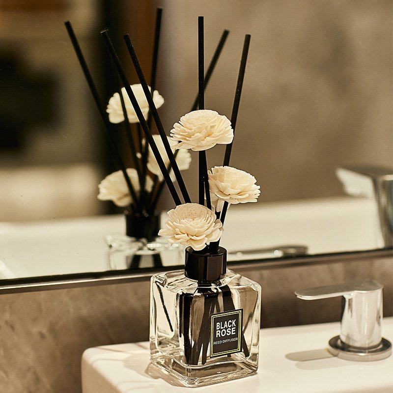 定制无火香薰空气清新剂香水香薰薰卧室卫生间干花方瓶香薰150ml,家居饰品,香薰摆件,淘宝优惠券,粉丝福利购,淘宝优惠卷