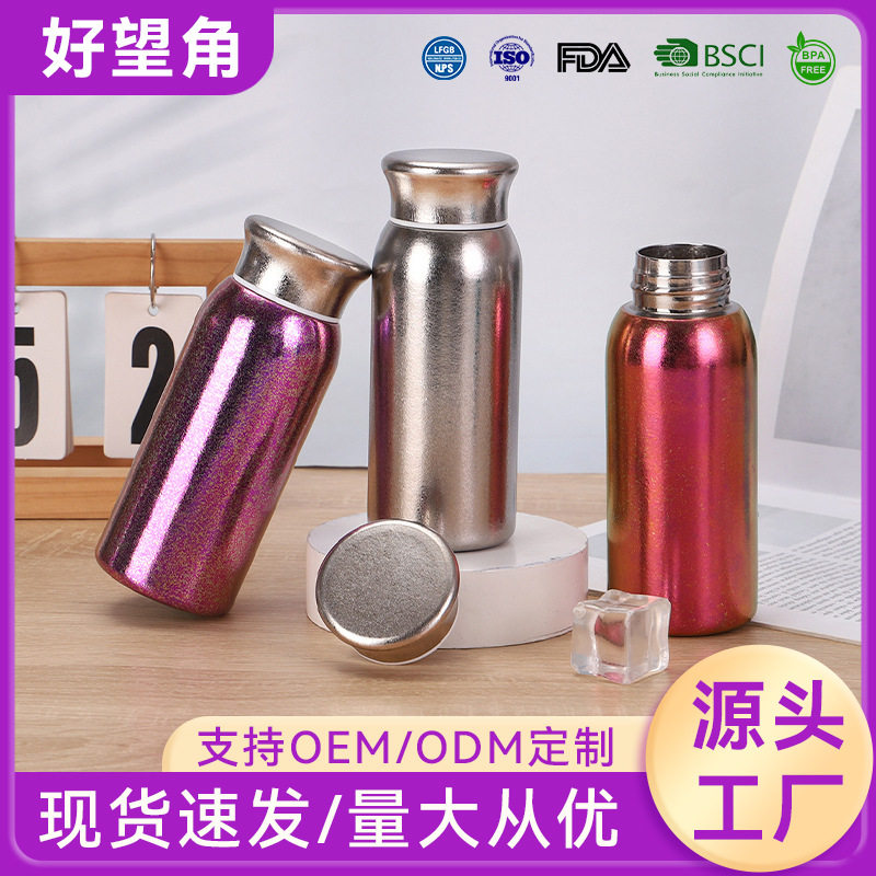 新款迷你钛杯全纯钛杯子礼盒装小型随手口袋蘑菇头保温杯礼品钛杯