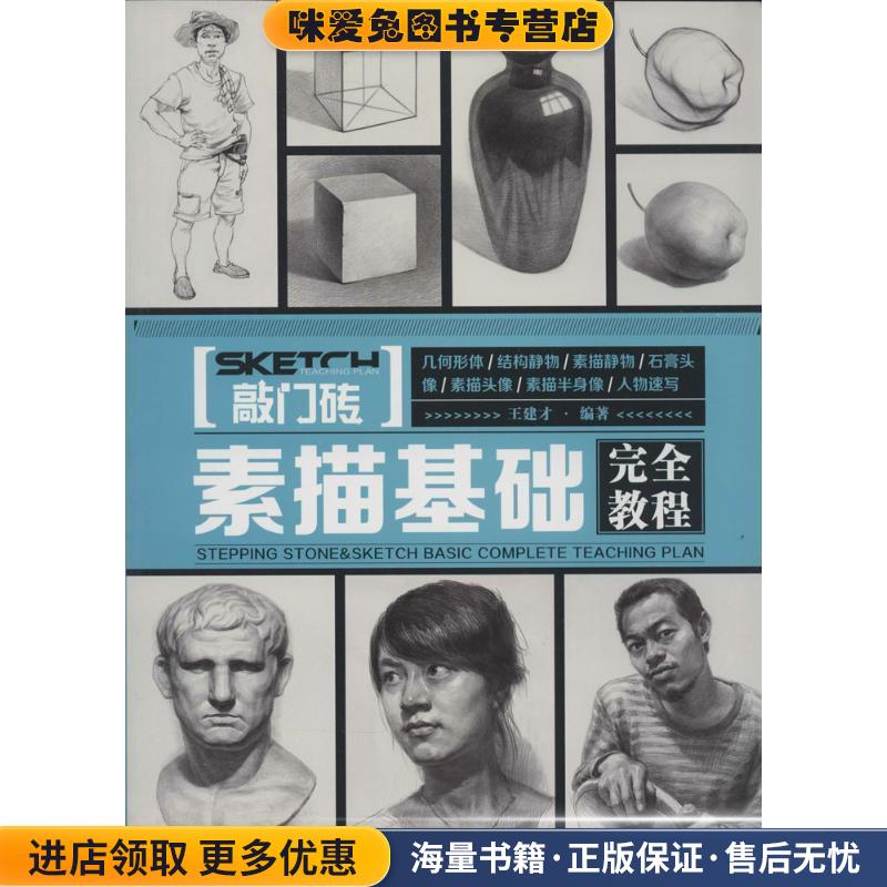 素描基础完全教程(正版收藏品)王建才　编著重庆出版社9787229076221