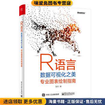 R语言数据可视化之美：专业图表绘制指南(正版收藏品)张杰 著电子工业出版社9787121363665