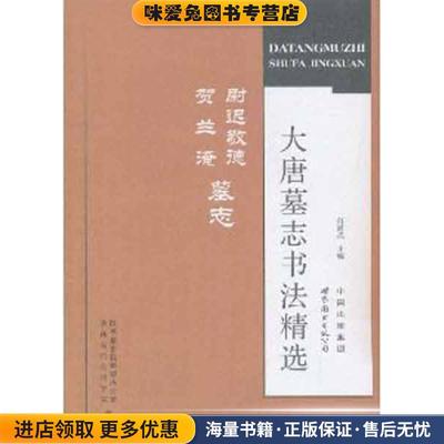 (正版收藏品)尉迟敬德 贺兰淹墓志 大唐墓志书法精选何炳武世界图书出版公司9787510036781
