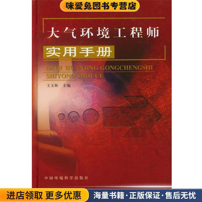 (正版收藏品)大气环境工程师实用手册王玉彬 主编中国环境出版社9787801637734