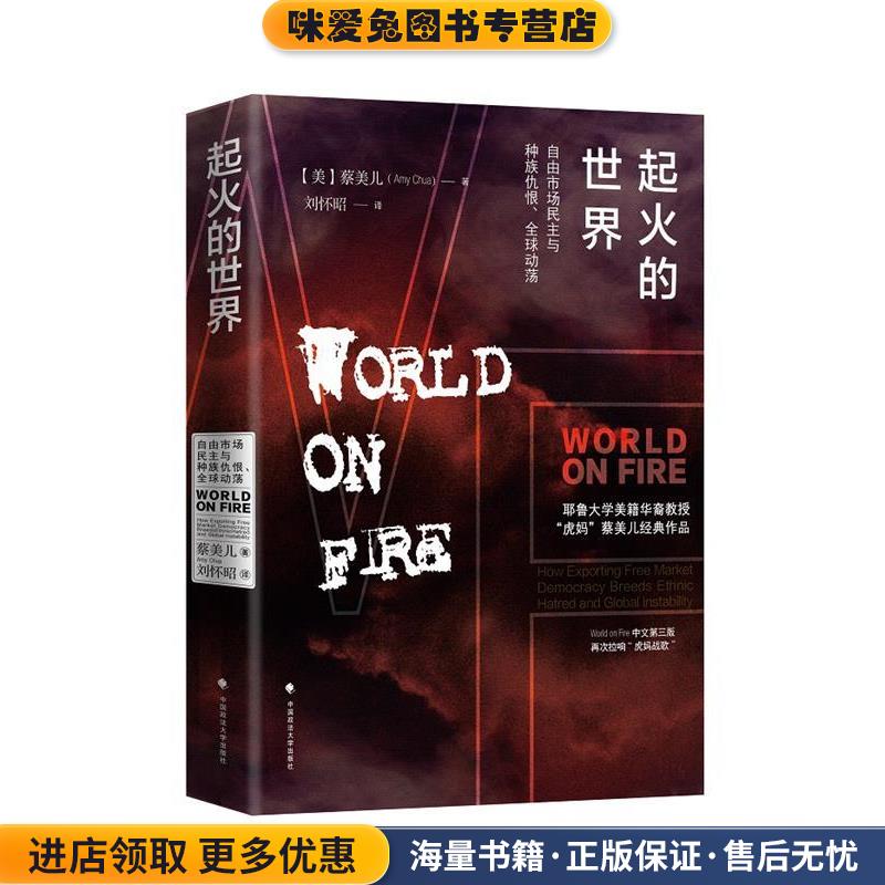 起火的世界:自由市场民主与种族仇恨、全球动荡(正版收藏品)[美]蔡美儿中国政法大学出版社9787562075363