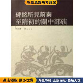 碑铭所见前秦至隋初的关中部落(正版收藏品)马长寿广西师范大学出版社9787563360499