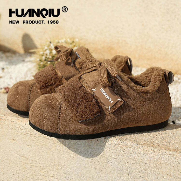 环球雪地靴女鞋冬季加绒魔术贴保暖加厚平底毛毛靴防滑驼色棉鞋子,女鞋,时尚雪地靴,淘宝优惠券,粉丝福利购,淘宝优惠卷