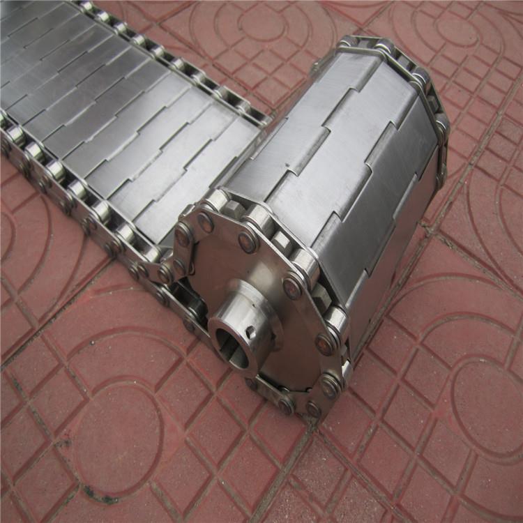 金属链板输送带冲孔板链流水线传送带工业食品加工线传动带厂家