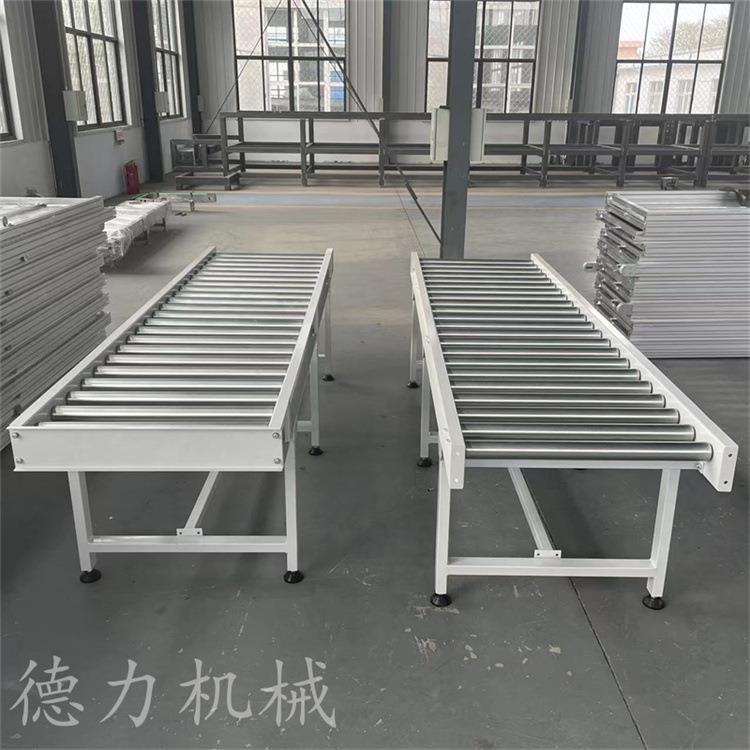 无动力滚筒输送机 地滚线动力流水线传送带 不锈钢滚轴输送机