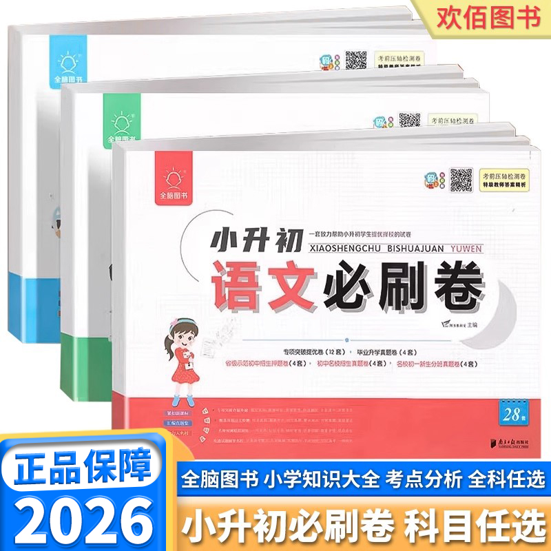 2026适用版全脑图书小升初必刷卷