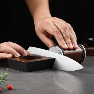 现货圆形双面磨刀器 研磨器磨可换磨头磨具 金钢砂滚轮磨刀器 西式