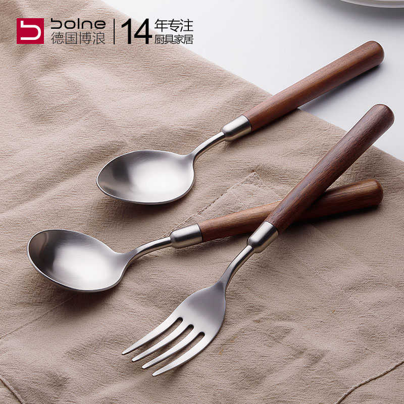 304不锈钢勺子长柄儿童吃饭干饭人小号汤匙家用大人高颜值调羹