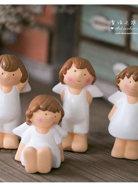 特价清仓！美式乡村杂货可爱超萌卧室儿童装饰小女孩摆件 胖天