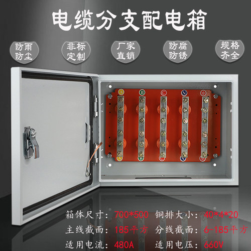 现货速发矿物电缆分支箱t接箱铜排转接箱BTTZ绝缘700/500/200楼层