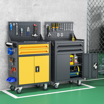 速发工皮车工具柜可移动五功能车间汽修柜子带抽屉推车铁具多金维