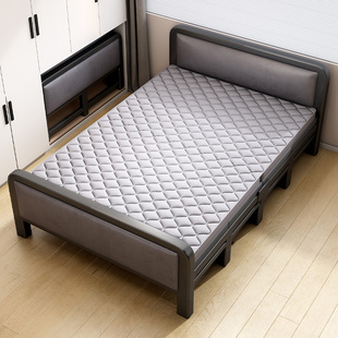 速发折叠床家用双人米加床午人休床一床二简易午睡成人房铁床