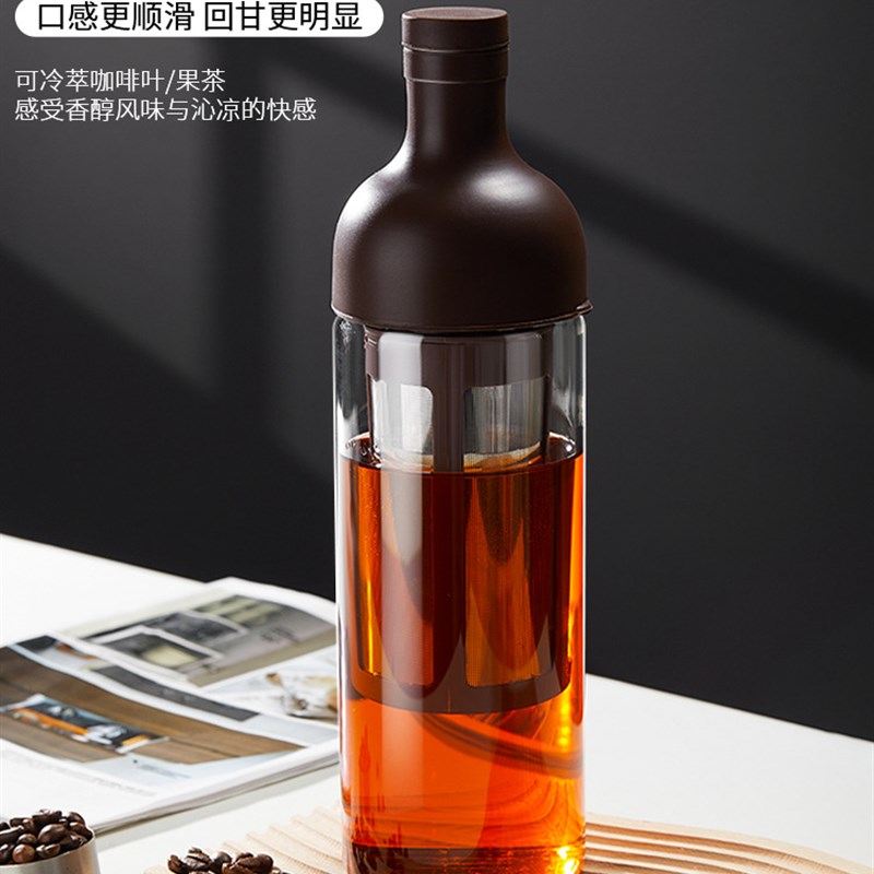 速发可批咖啡壶冷萃吸滤网摩卡壶泡携手冲咖啡冷便壶虹壶冰滴意式