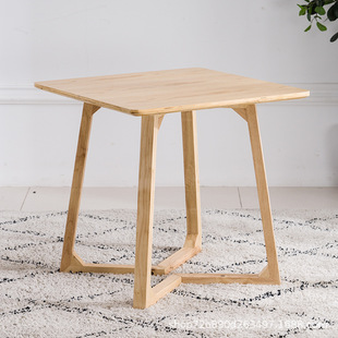北欧茶几脚蹬实木小户型组合日式 休闲咖啡厅阳台懒人自由搭配桌子