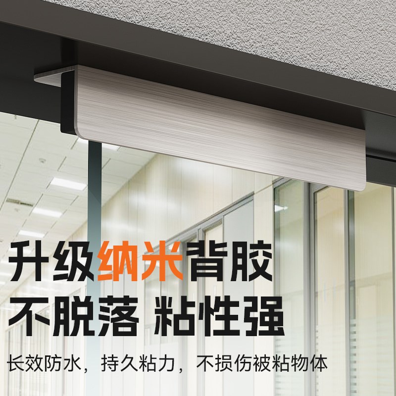 L型不锈钢玻璃门挡限位器防撞防风对F开门单向阻门器固定器止摆器