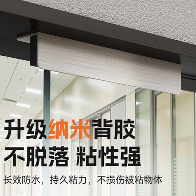 L型不锈钢玻璃门挡限位器防撞防风对F开门单向阻门器固定器止摆器