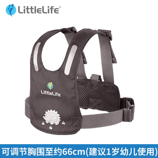 英国LittleLife儿童防走失胸背带配牵引绳便携安全两用宝宝学步带