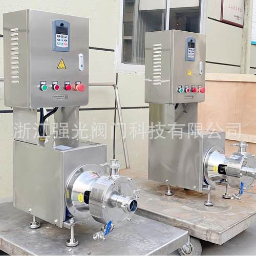 卫生级食品级不锈钢，单级三级，管线式高剪切均质乳化机，在线式