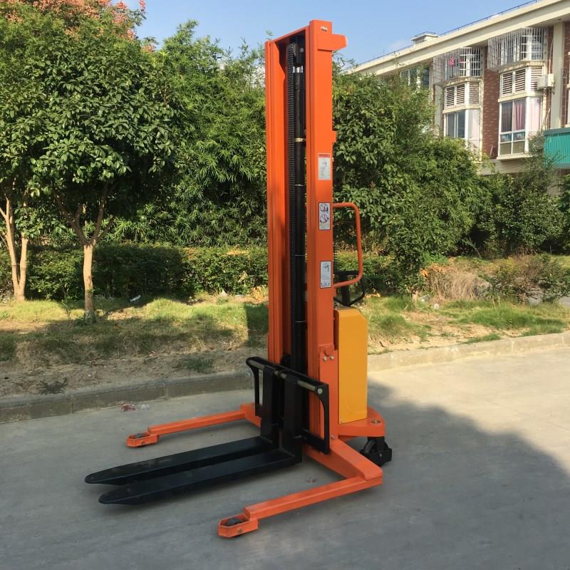 宽叉半电动推高车/液压电动电力叉车堆垛机半自动升降车金山奉贤