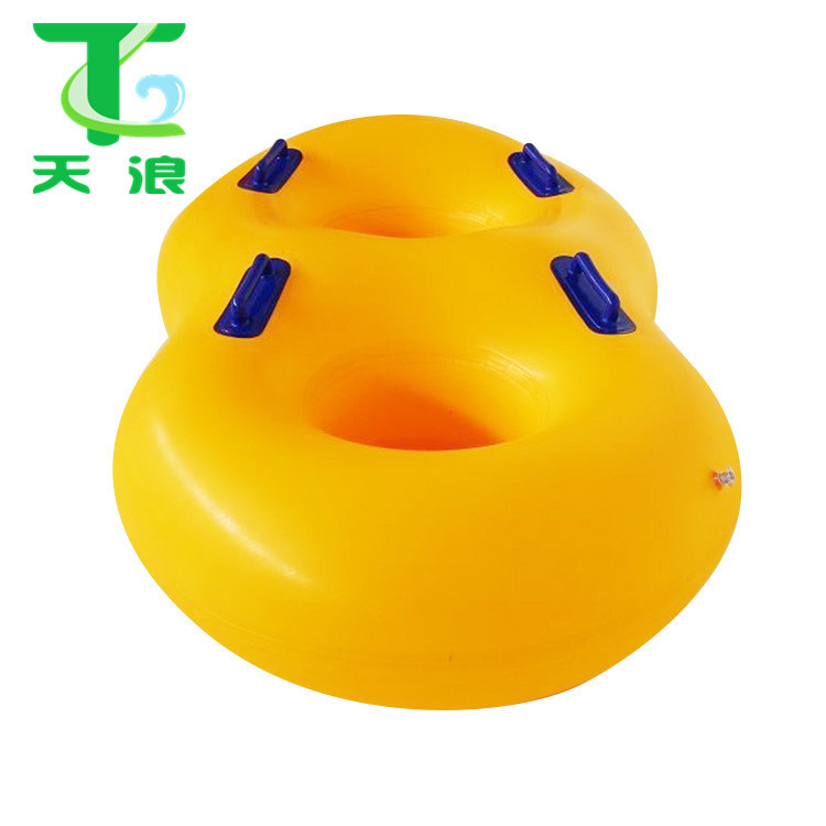 源头厂家运动用品加厚充气滑水圈单人泳圈双人皮筏多人皮筏批发