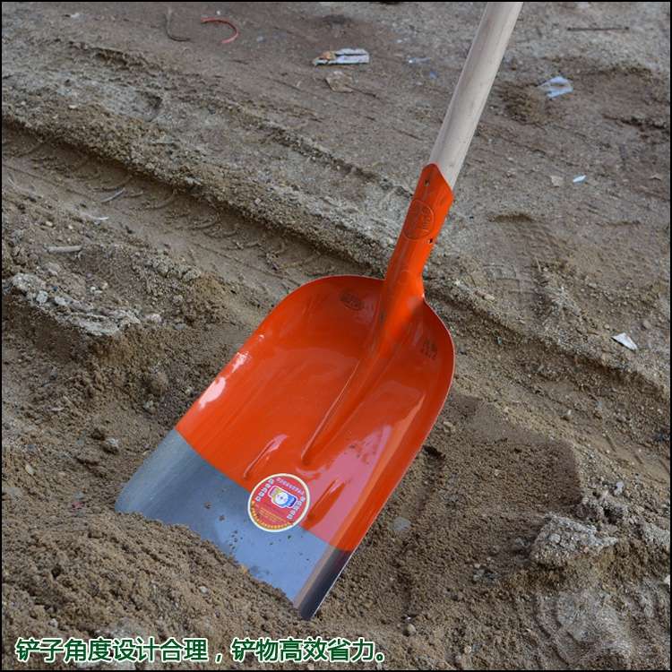 农用锰钢成人铁铲子铁锹 户外园艺工具种植铲子铁锨钢锹 大号铲子