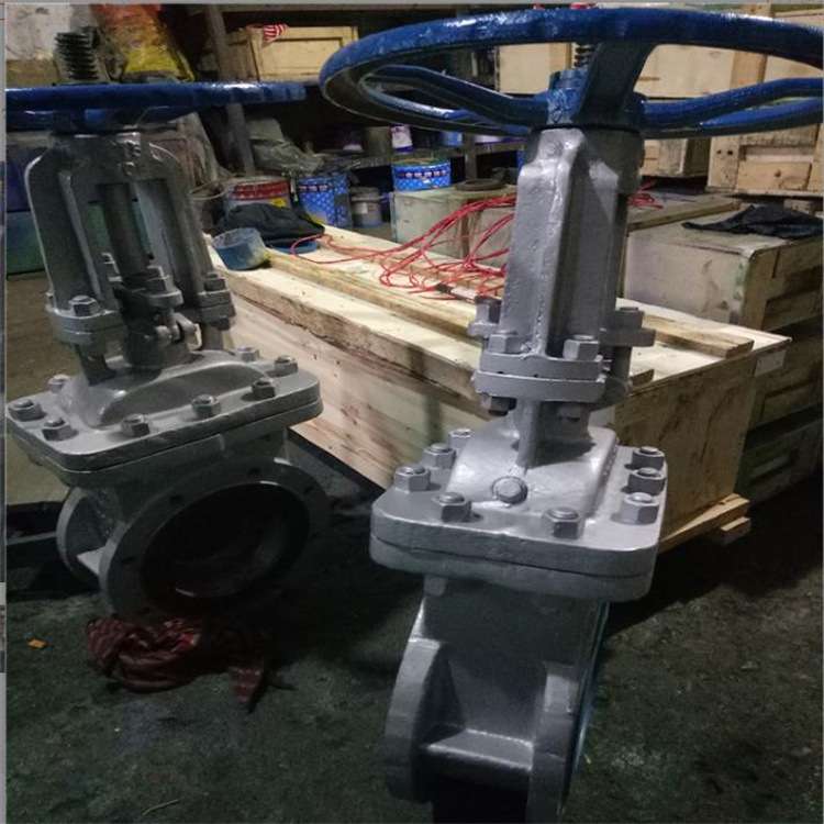 两相流对夹式排渣闸阀 LXLZ71Y-10C 铸钢法兰排渣闸阀 DN150