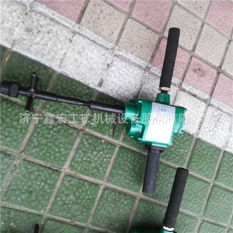 矿用轻轨风动钻孔机 无火花ZK19轨道钻 手持式轨道钻孔机