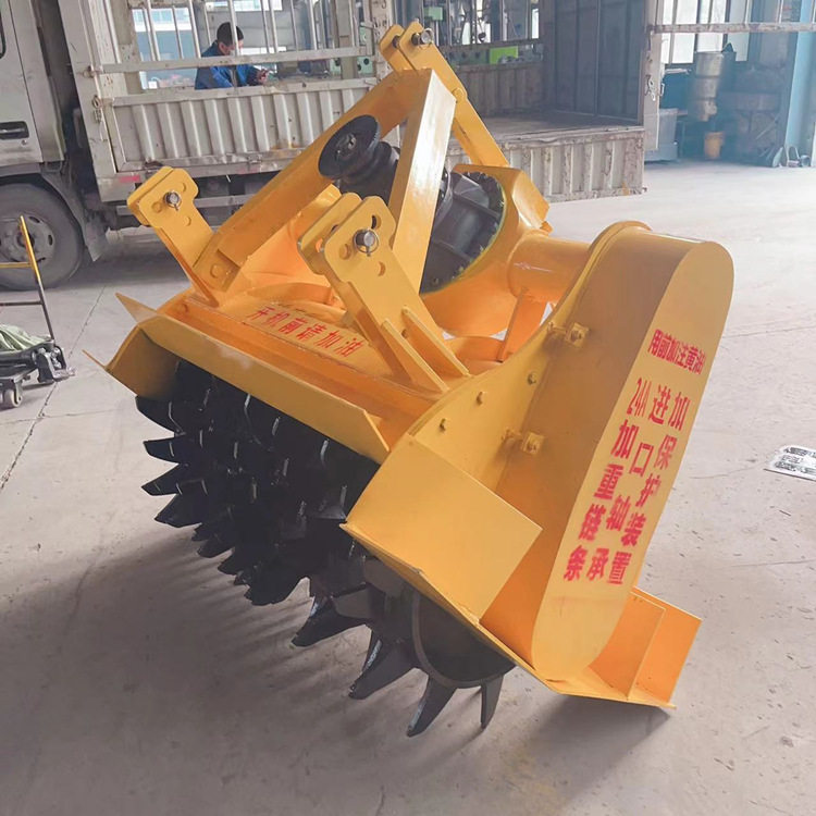 1米宽树根粉碎机 树墩打碎机 木桩破碎机 农田地旋耕整地机